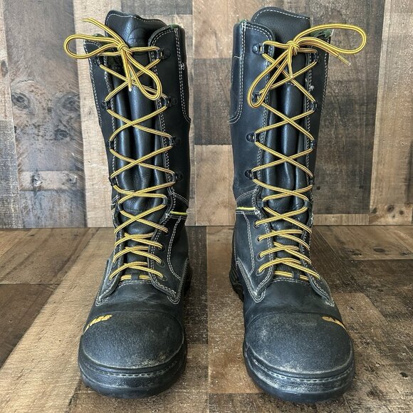Globe Firefighter Boots Safety Toe Crosstech Turnout Lace Up Vibram Mens 12.5 W main image 9